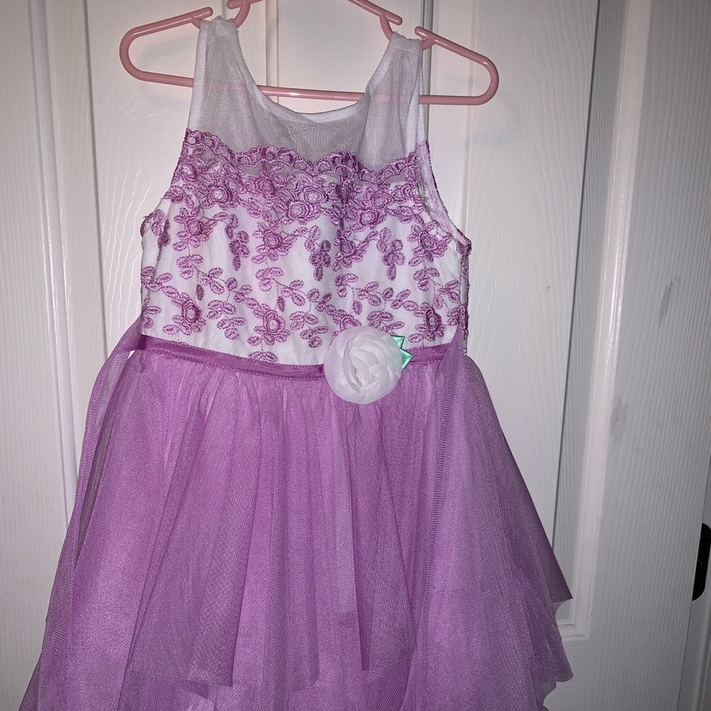 Purple formal dress